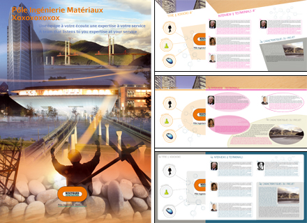 Proposition de plaquette pour Bouygues Construction 3 plis rouls
