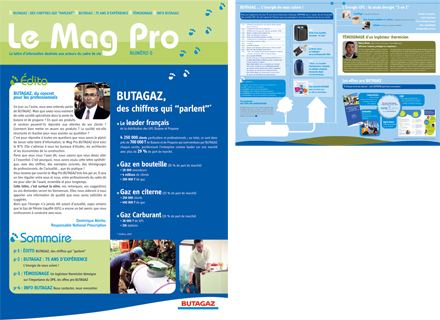 Magazine Trimestriel de 4 pages